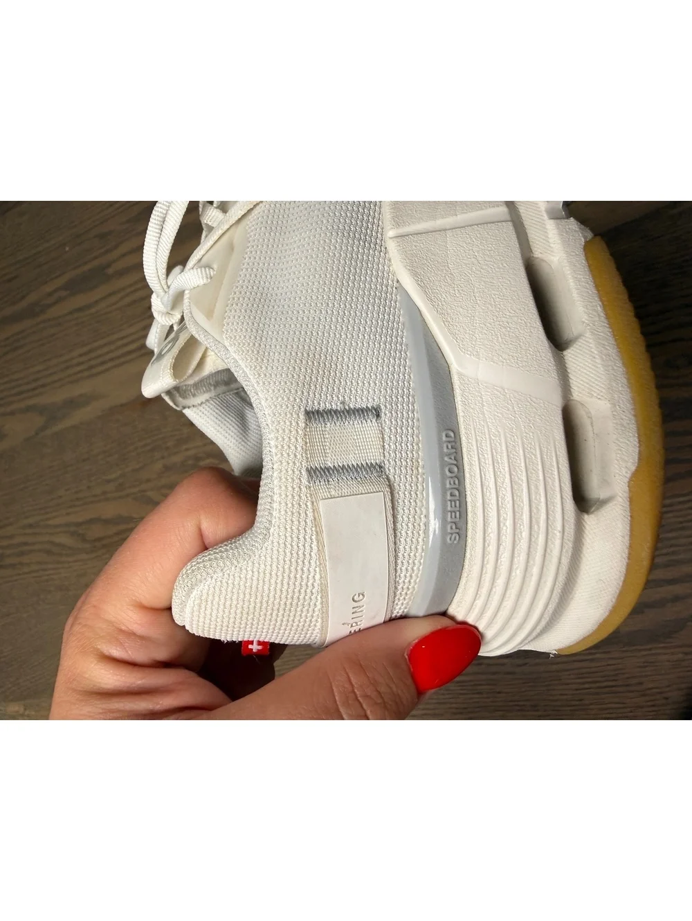 On Running Cloudtec White Athletic Sneakers